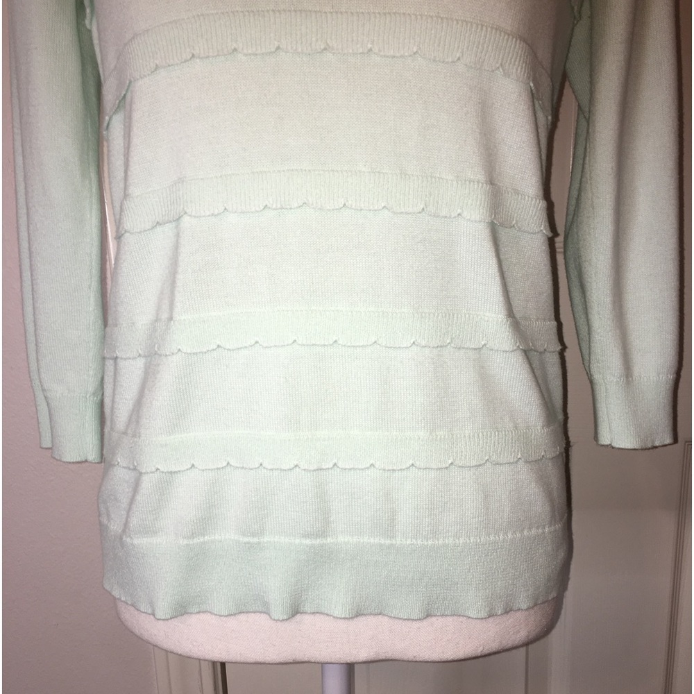 ELLE Ruffle Sweater - Picture 2 of 8